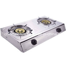 2 quemadores Acero inoxidable 710mm Longitud 100-120 Quemador de hierro tapa Cocina de gas / Estufa de gas